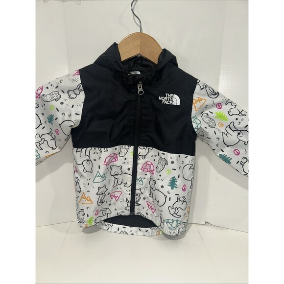The North Face Zipline Rain Jacket Sz 18-24months  Kids Hooded Dry Vent Camping - Picture 1 of 14